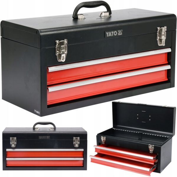 Hộp đựng đồ nghề di động 3 ngăn Yato YT-08872 Hộp đựng đồ nghề di động 3 ngăn Yato YT-08872