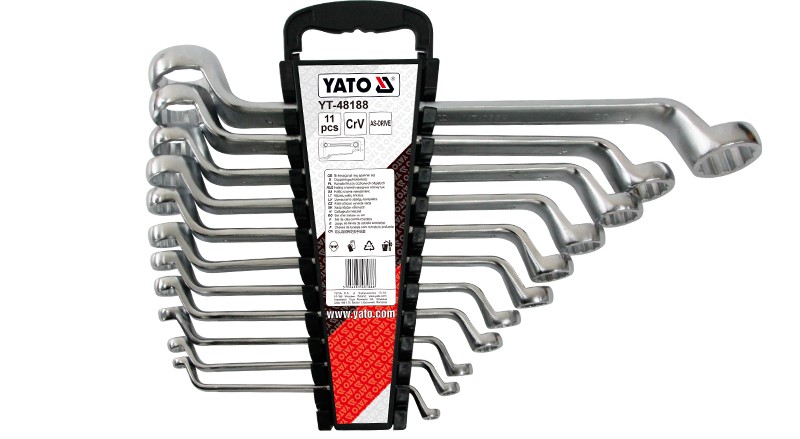 Bộ 11 Cờ Lê 2 Đầu Vòng YATO YT-48188 Ba lan Bộ 11 Cờ Lê 2 Đầu Vòng YATO YT-48188 Ba lan