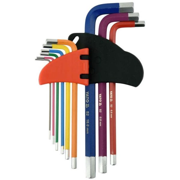 Bộ Lục Giác Màu Sắc Dài YATO YT-05631 (9 Chi Tiết) Bộ Lục Giác Màu Sắc Dài YATO YT-05631 (9 Chi Tiết)