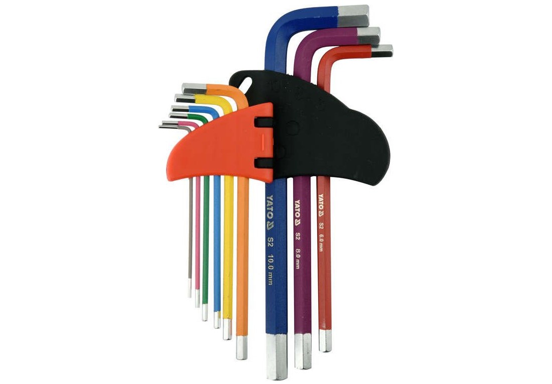 Bộ Lục Giác Màu Sắc Dài YATO YT-05631 (9 Chi Tiết) Bộ Lục Giác Màu Sắc Dài YATO YT-05631 (9 Chi Tiết)