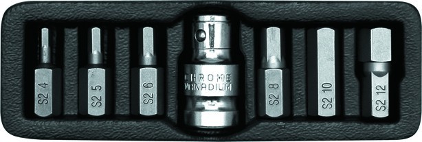 Bộ đầu tuýp 1/2"x10mm và mũi Lục giác 7 chi tiết Yato YT-0412 - Ba Lan Bộ đầu tuýp 1/2"x10mm và mũi Lục giác 7 chi tiết Yato YT-0412 - Ba Lan