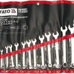 Bộ cờ lê vòng miệng hệ mét 15 chi tiết 6-27mm Yato YT-0065