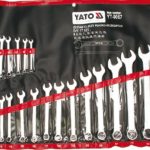Bộ cờ lê vòng miệng hệ mét 17 chi tiết Yato YT-0067