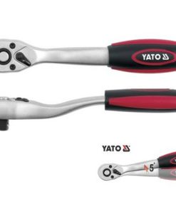 Cần siết tự động 1/4" dạng cong 146mm Yato YT-0319 - Ba Lan