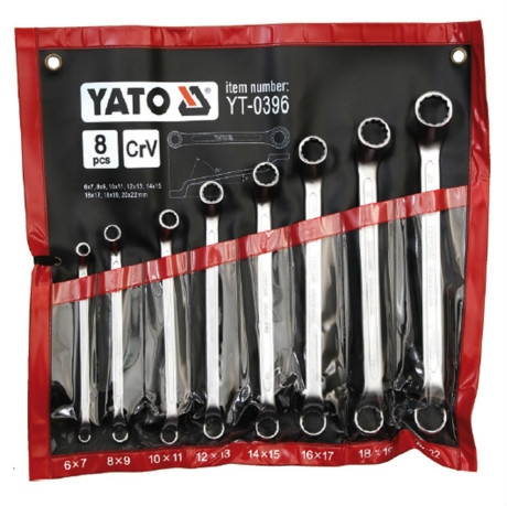 Bộ 8 Cờ Lê 2 Đầu Vòng YATO YT-0396 Bộ 8 Cờ Lê 2 Đầu Vòng YATO YT-0396