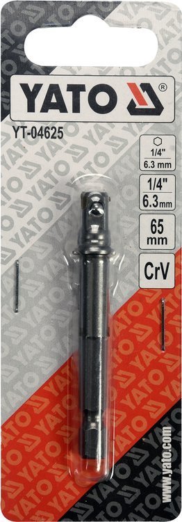 Tuýp Chuyển Đổi Lục Giác 1/4" sang Khẩu YATO YT-04625, YT-04626, YT-0462 Tuýp Chuyển Đổi Lục Giác 1/4" sang Khẩu YATO YT-04625, YT-04626, YT-0462