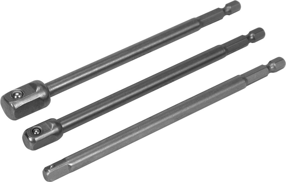 Bộ 3 đầu chuyển lục giác 1/4" sang 1/4" 3/8" 1/2" 150mm Yato YT-04628 - Ba Lan Bộ 3 đầu chuyển lục giác 1/4" sang 1/4" 3/8" 1/2" 150mm Yato YT-04628 - Ba Lan