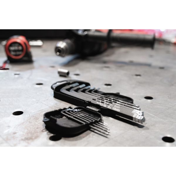 Bộ Lục Giác Đầu Bi 10 Chi Tiết YATO YT-0560 Bộ Lục Giác Đầu Bi 10 Chi Tiết YATO YT-0560