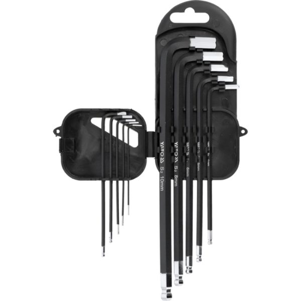 Bộ Lục Giác Đầu Bi 10 Chi Tiết YATO YT-0561 Bộ Lục Giác Đầu Bi 10 Chi Tiết YATO YT-0561