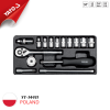 Bộ tuýp tay vặn 1/4" 4-13mm 15 chi tiết Yato YT-14411 - Ba Lan Bộ tuýp tay vặn 1/4" 4-13mm 15 chi tiết Yato YT-14411 - Ba Lan
