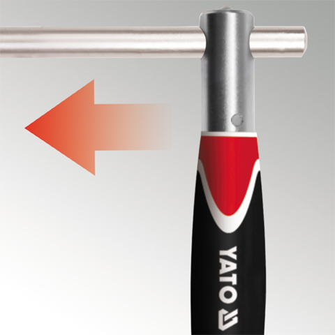 Tay vặn chữ T linh hoạt đầu 1/4"-3/8"-1/2" Yato - Ba Lan Tay vặn chữ T linh hoạt đầu 1/4"-3/8"-1/2" Yato - Ba Lan