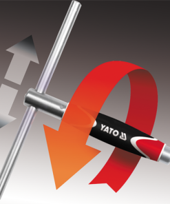 Tay vặn chữ T linh hoạt đầu 1/4"-3/8"-1/2" Yato - Ba Lan Tay vặn chữ T linh hoạt đầu 1/4"-3/8"-1/2" Yato - Ba Lan