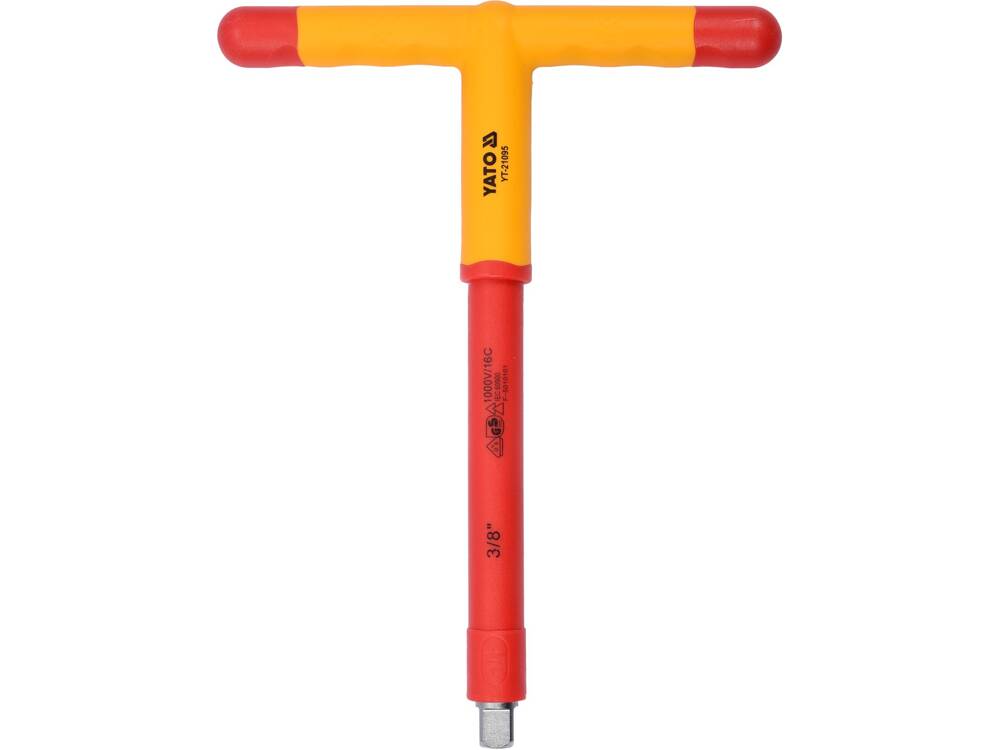 T Vặn Cách Điện 3/8", 1/2" 1000V VDE Yato YT-21095, YT-21096 T Vặn Cách Điện 3/8", 1/2" 1000V VDE Yato YT-21095, YT-21096