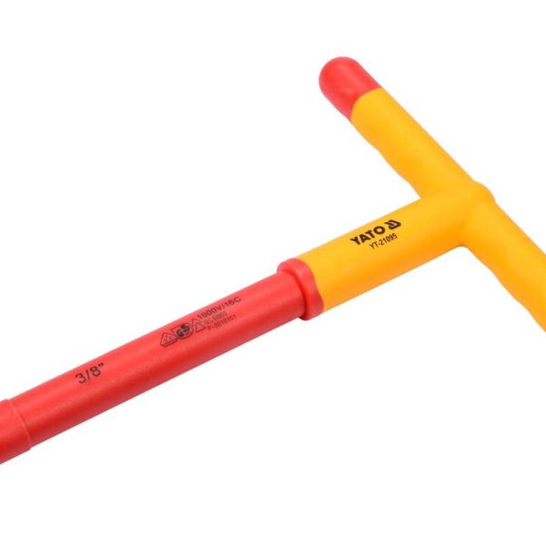 T Vặn Cách Điện 3/8", 1/2" 1000V VDE Yato YT-21095, YT-21096 T Vặn Cách Điện 3/8", 1/2" 1000V VDE Yato YT-21095, YT-21096
