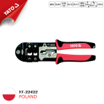 Kìm Bấm Mạng Đa Năng YATO YT-22422 – 215mm