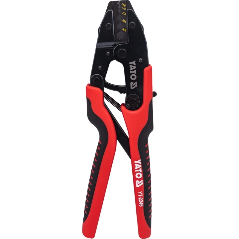 Bộ Kìm Bấm Cốt Tự Động Thay Hàm Nhanh YATO YT-2245 – Đa Năng 6 Chi Tiết Bộ Kìm Bấm Cốt Tự Động Thay Hàm Nhanh YATO YT-2245 – Đa Năng 6 Chi Tiết