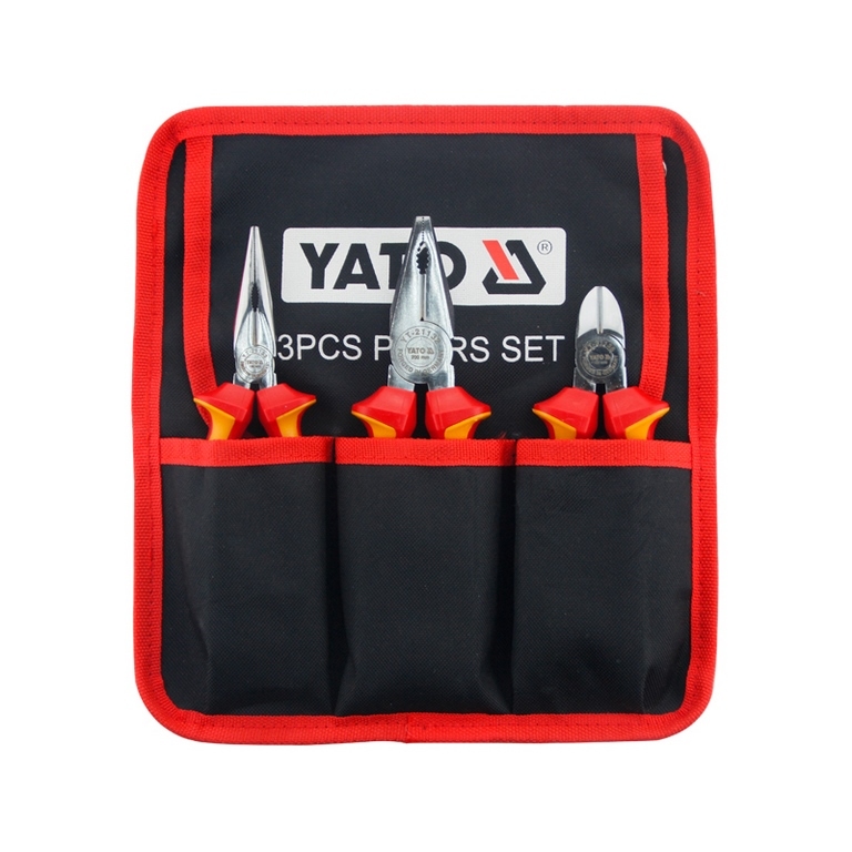 Bộ Kìm Cách Điện YATO YT-39604 – 3 Chi Tiết VDE 1000V, Tiêu Chuẩn Đức Bộ Kìm Cách Điện YATO YT-39604 – 3 Chi Tiết VDE 1000V, Tiêu Chuẩn Đức