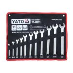 Bộ 11 Cờ Lê Vòng Miệng Hệ Inch 1/4"-7/8" YATO YT-48851