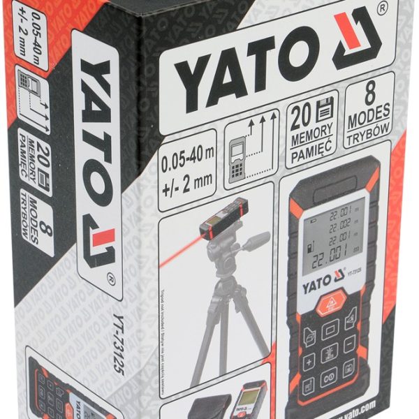 Máy đo khoảng cách Laser 40M Yato YT-73125 - Ba Lan Máy đo khoảng cách Laser 40M Yato YT-73125 - Ba Lan