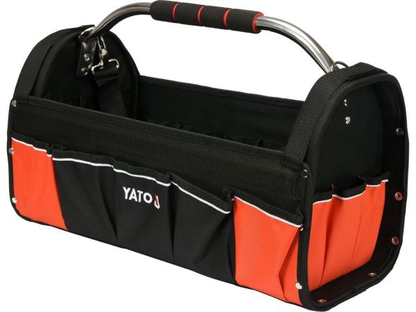 Túi đựng dụng cụ hở miệng 11 túi 22" Yato YT-74373 Ba Lan Túi đựng dụng cụ hở miệng 11 túi 22" Yato YT-74373 Ba Lan