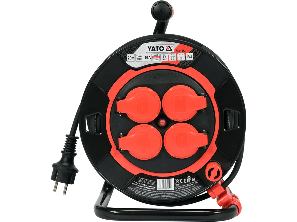 Cuộn dây điện Rulo 20M lõi đồng Yato YT-81052 Cuộn dây điện Rulo 20M lõi đồng Yato YT-81052