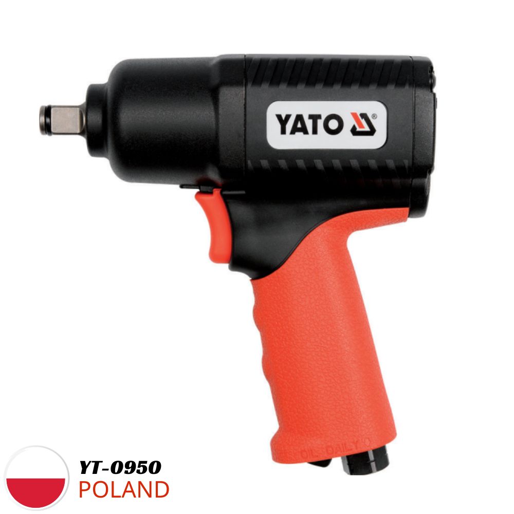 Súng siết bu lông 1/2 inch 475Nm Yato YT-0950 Súng siết bu lông 1/2 inch 475Nm Yato YT-0950