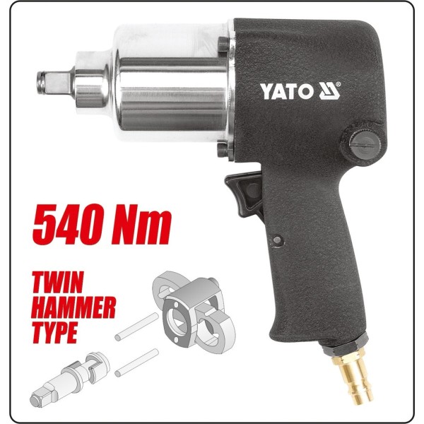 Súng siết bu lông 1/2 inch 540Nm Yato YT-0952