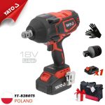 Súng Siết Bu Lông Pin 2000Nm Yato YT-828075 (4Ah+Sạc)