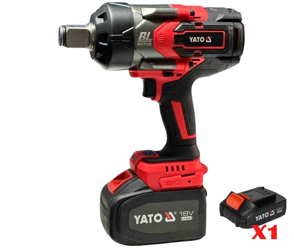 Súng Siết Bu Lông Pin 2400Nm Yato YT-828079 (6Ah+Sạc) Súng Siết Bu Lông Pin 2400Nm Yato YT-828079 (6Ah+Sạc)