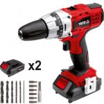 Máy Khoan Vặn Vít Pin 25Nm Yato YT-82853T (2x1.5Ah+Sạc)