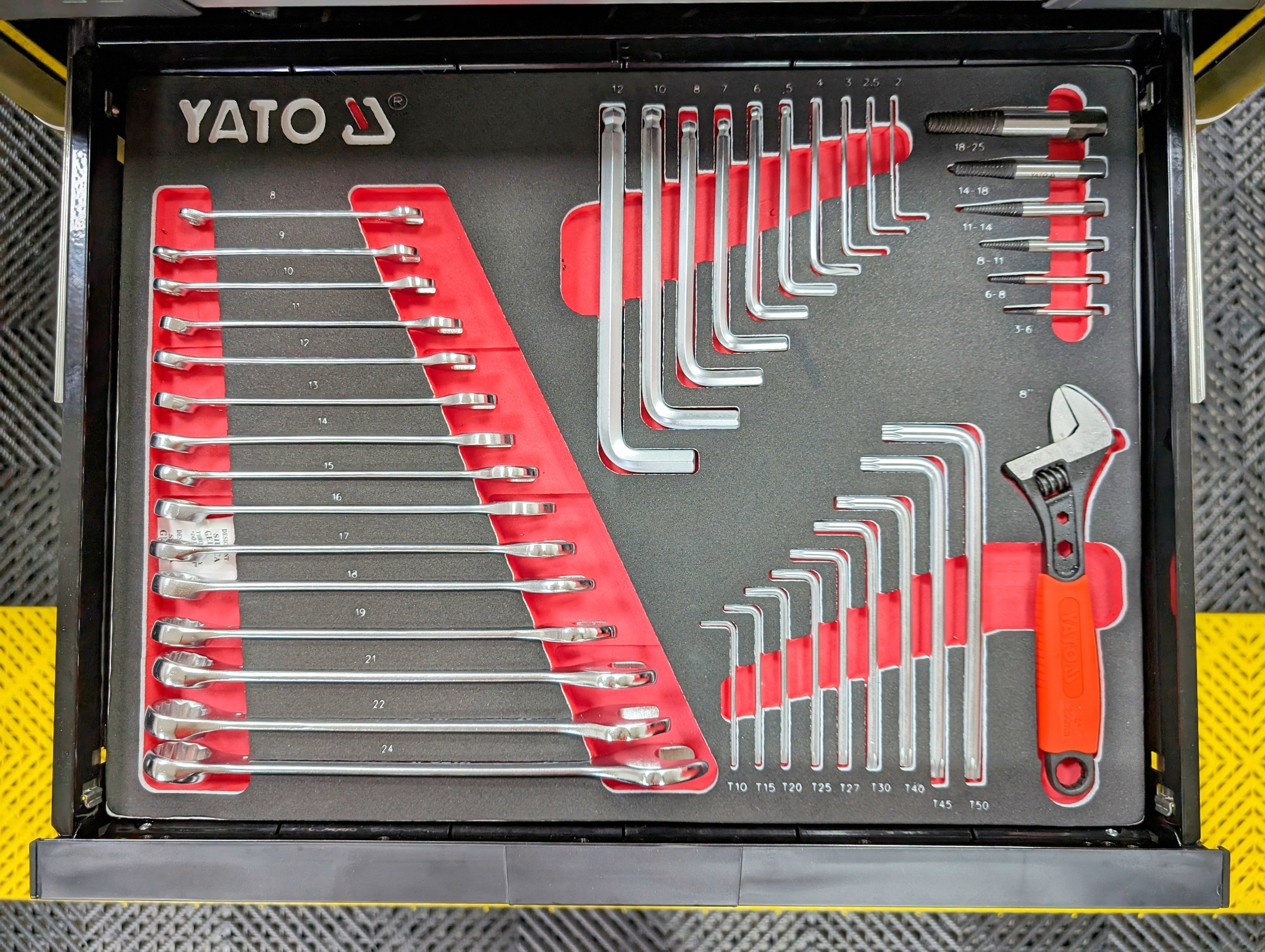 Tủ Đồ Nghề sửa Chữa 157 Chi Tiết Yato YT-55308 Tủ Đồ Nghề sửa Chữa 157 Chi Tiết Yato YT-55308