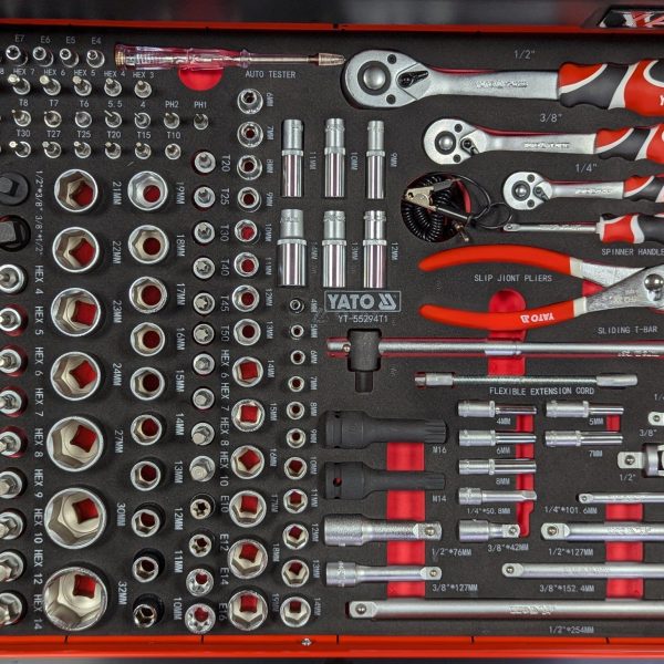 Tủ đồ nghề sửa xe BMW 261 chi tiết Yato YT-55295 Tủ đồ nghề sửa xe BMW 261 chi tiết Yato YT-55295