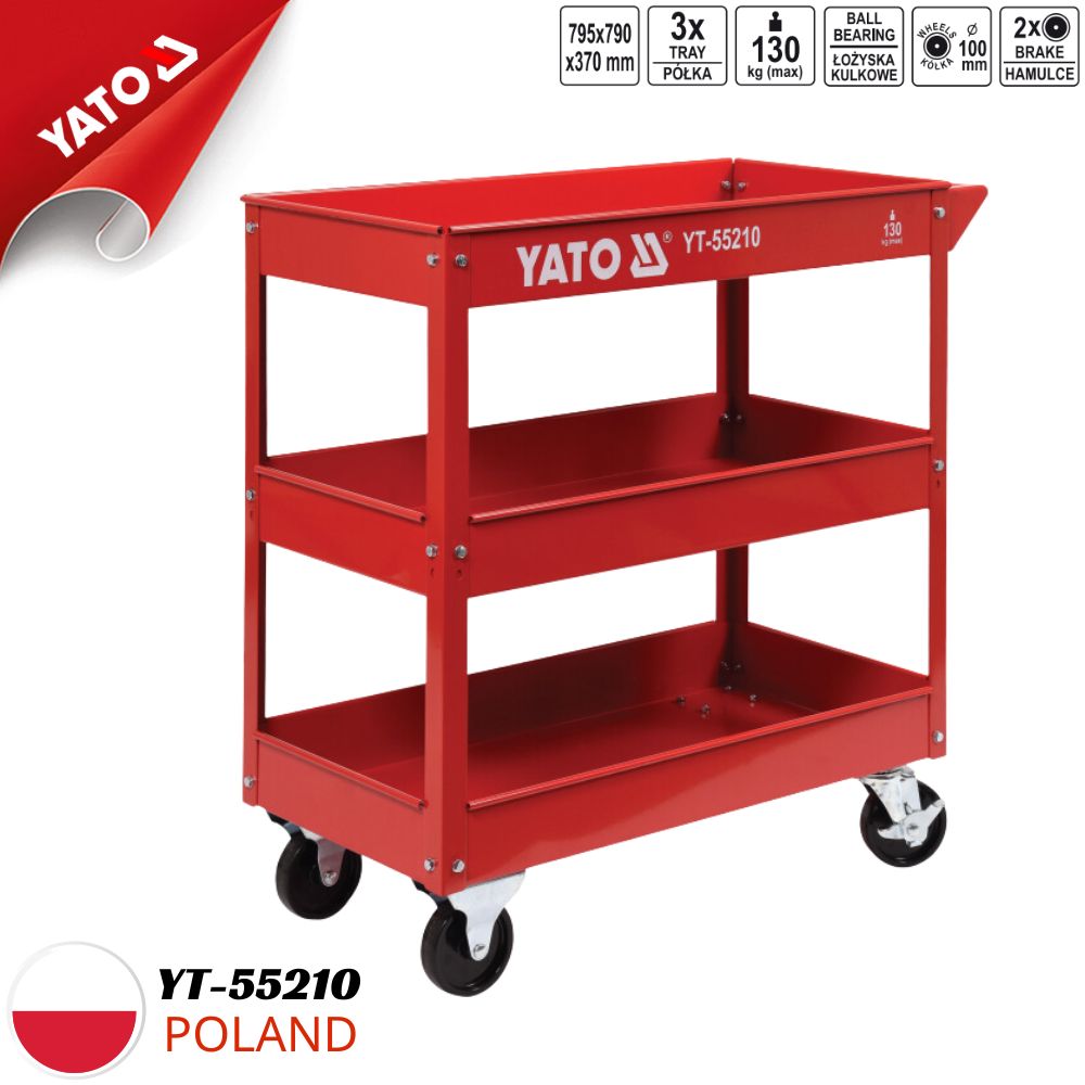 Giá Để Dụng Cụ 3 Tầng Yato YT-55210 Giá Để Dụng Cụ 3 Tầng Yato YT-55210
