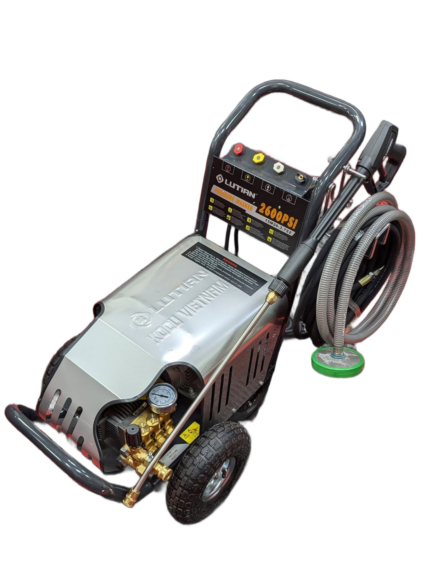 Máy Rửa Xe Cao Áp Lutian 3.7kW 2600PSI 15M26-3.7S2 Máy Rửa Xe Cao Áp Lutian 3.7kW 2600PSI 15M26-3.7S2