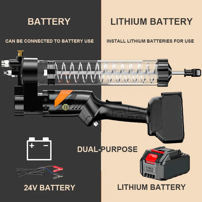 Máy Bơm Mỡ Pin 600cc KOCU GZ-D714 Máy Bơm Mỡ Pin 600cc KOCU GZ-D714