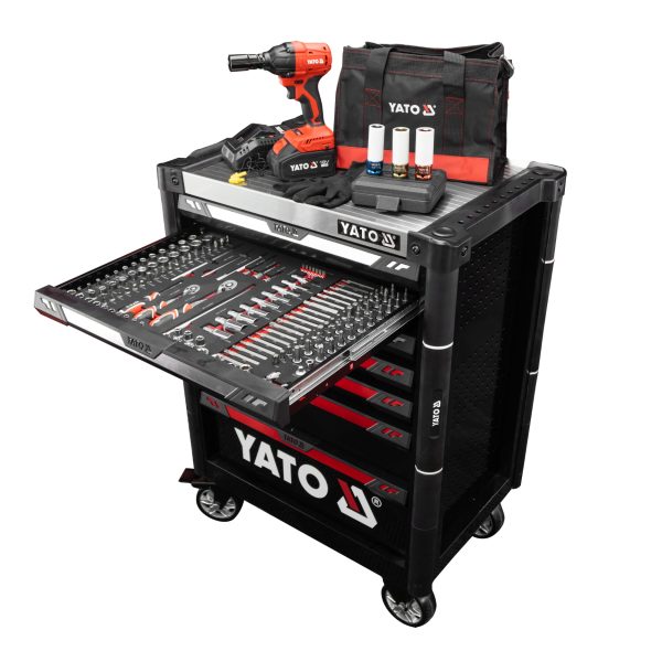 Tủ Đồ Nghề Sửa Chữa Dịch Vụ Ô tô 400 Chi Tiết Yato YT-55302 Pro