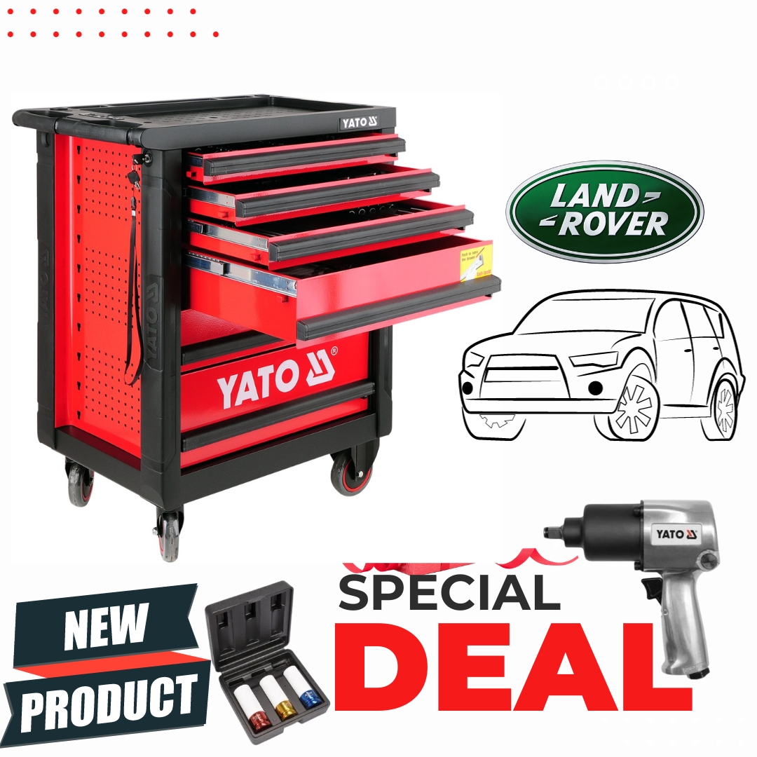 Tủ đồ nghề sửa xe Land Rover 274 chi tiết Yato YT-55298 Tủ đồ nghề sửa xe Land Rover 274 chi tiết Yato YT-55298