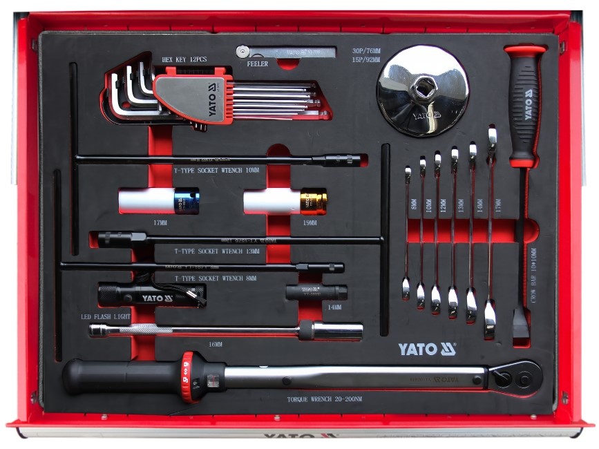 Tủ đồ nghề sửa xe Land Rover 274 chi tiết Yato YT-55298 Tủ đồ nghề sửa xe Land Rover 274 chi tiết Yato YT-55298