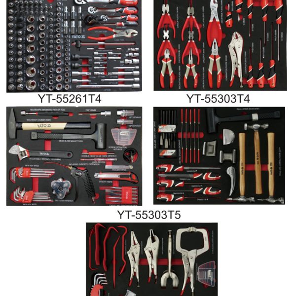 Tủ Đồ Nghề Sửa Chữa Sơn Đồng 253 Chi Tiết YATO YT-55263