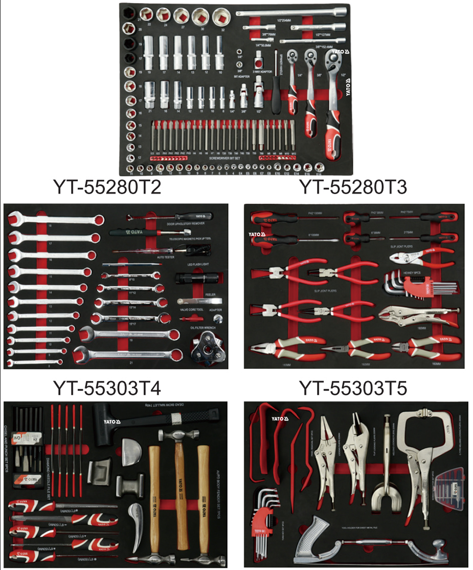 Tủ đồ nghề sơn đồng ô tô 217 chi tiết Yato YT-55303 Tủ đồ nghề sơn đồng ô tô 217 chi tiết Yato YT-55303