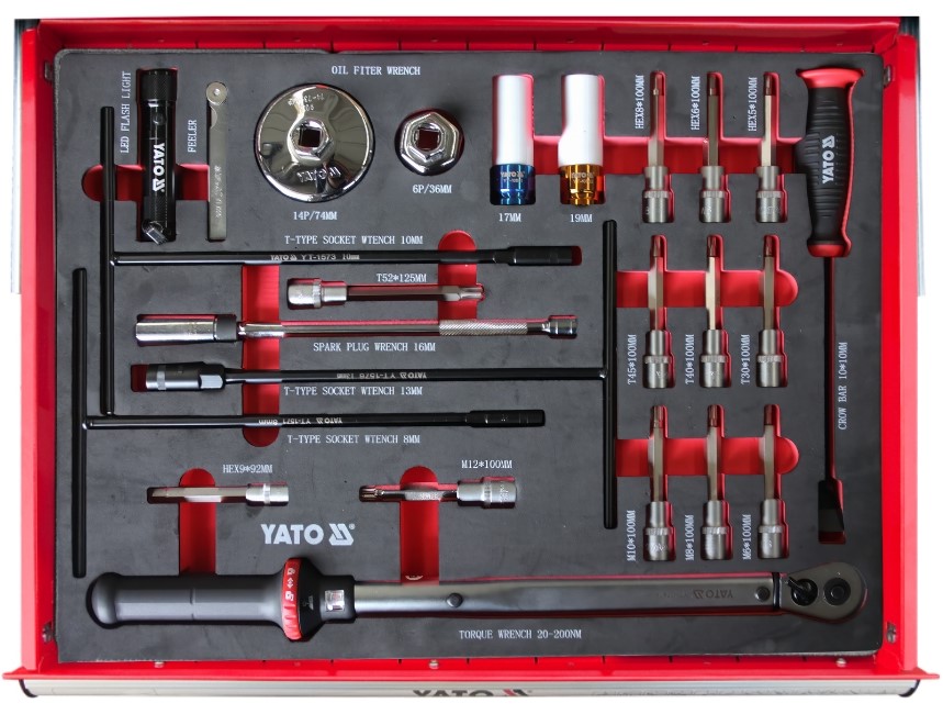 Tủ đồ nghề sửa xe Audi 267 chi tiết Yato YT-55294 Tủ đồ nghề sửa xe Audi 267 chi tiết Yato YT-55294