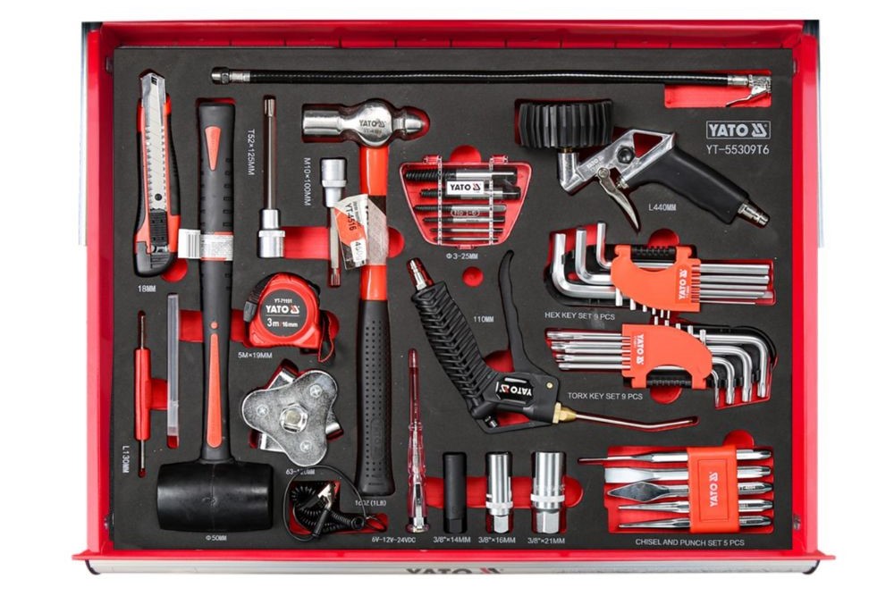 Tủ Đồ Nghề sửa Chữa Ô tô 426 Chi Tiết Yato YT-55309 Tủ Đồ Nghề sửa Chữa Ô tô 426 Chi Tiết Yato YT-55309