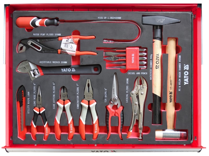 Tủ đồ nghề sửa xe Mercedes Benz 264 chi tiết Yato YT-55296 Tủ đồ nghề sửa xe Mercedes Benz 264 chi tiết Yato YT-55296