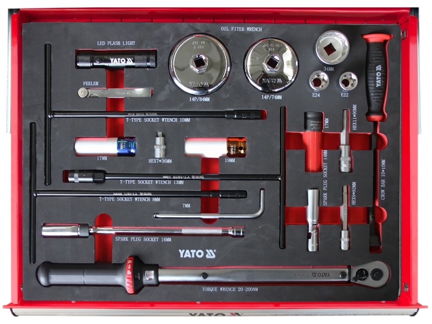 Tủ đồ nghề sửa xe Mercedes Benz 264 chi tiết Yato YT-55296 Tủ đồ nghề sửa xe Mercedes Benz 264 chi tiết Yato YT-55296