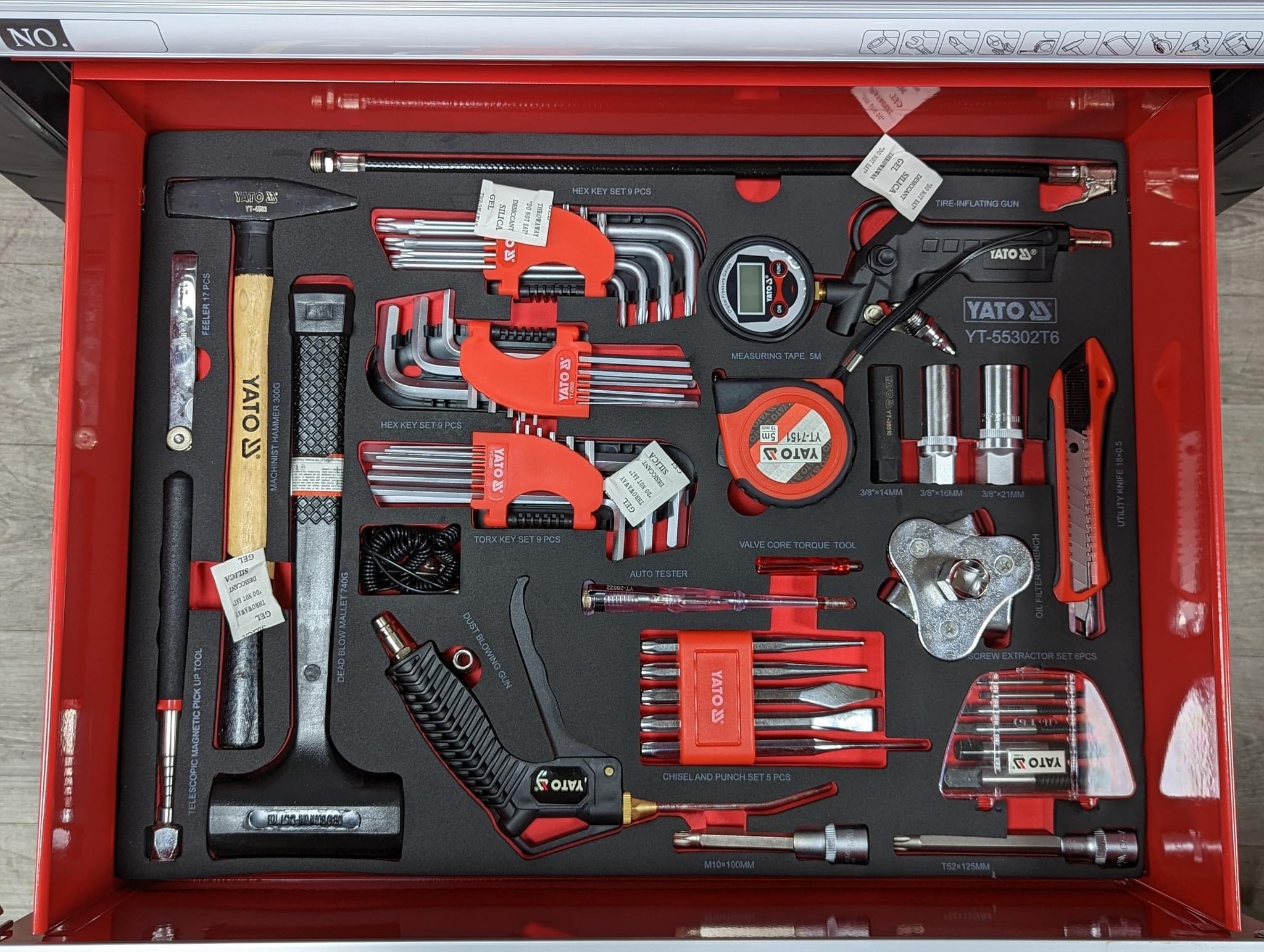 Tủ Đồ Nghề Sửa Chữa Dịch Vụ Ô tô 400 Chi Tiết Yato YT-55302 Pro Tủ Đồ Nghề Sửa Chữa Dịch Vụ Ô tô 400 Chi Tiết Yato YT-55302 Pro