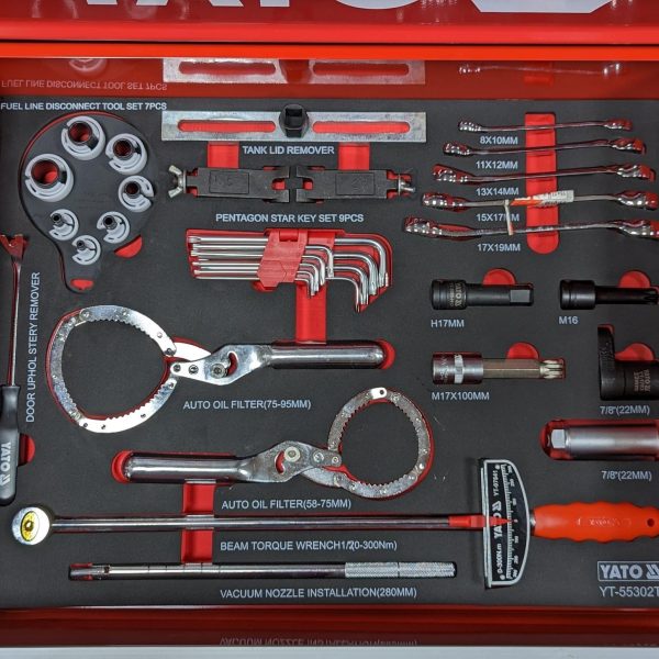 Tủ Đồ Nghề Sửa Chữa Dịch Vụ Ô tô 400 Chi Tiết Yato YT-55302 Pro Tủ Đồ Nghề Sửa Chữa Dịch Vụ Ô tô 400 Chi Tiết Yato YT-55302 Pro