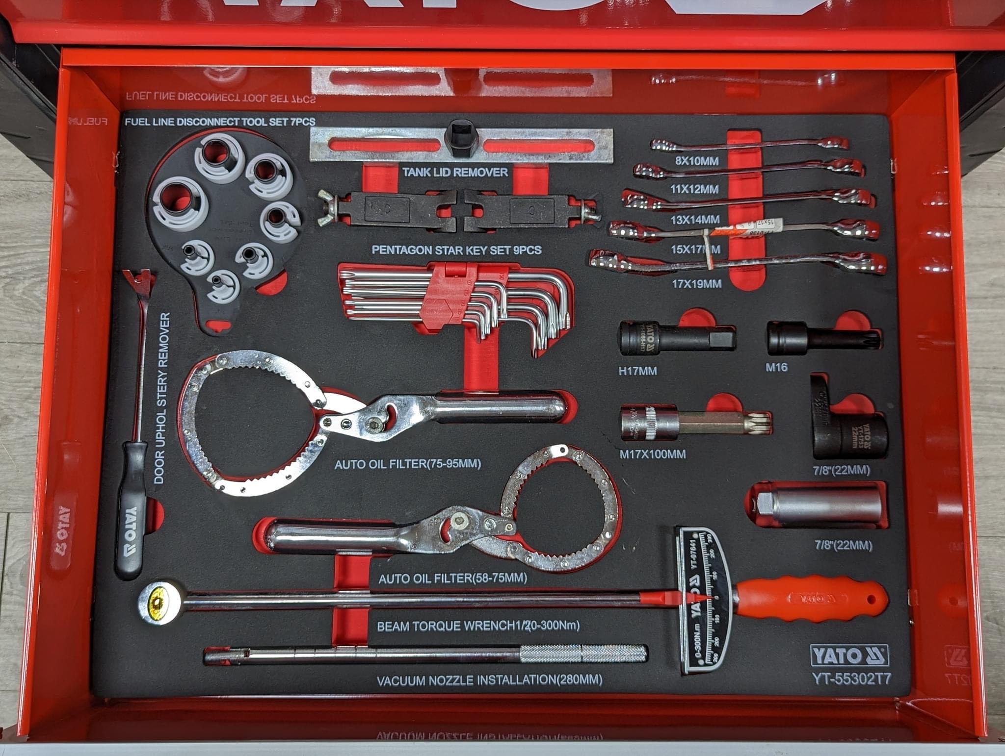 Tủ Đồ Nghề Sửa Chữa Dịch Vụ Ô tô 400 Chi Tiết Yato YT-55302 Pro Tủ Đồ Nghề Sửa Chữa Dịch Vụ Ô tô 400 Chi Tiết Yato YT-55302 Pro