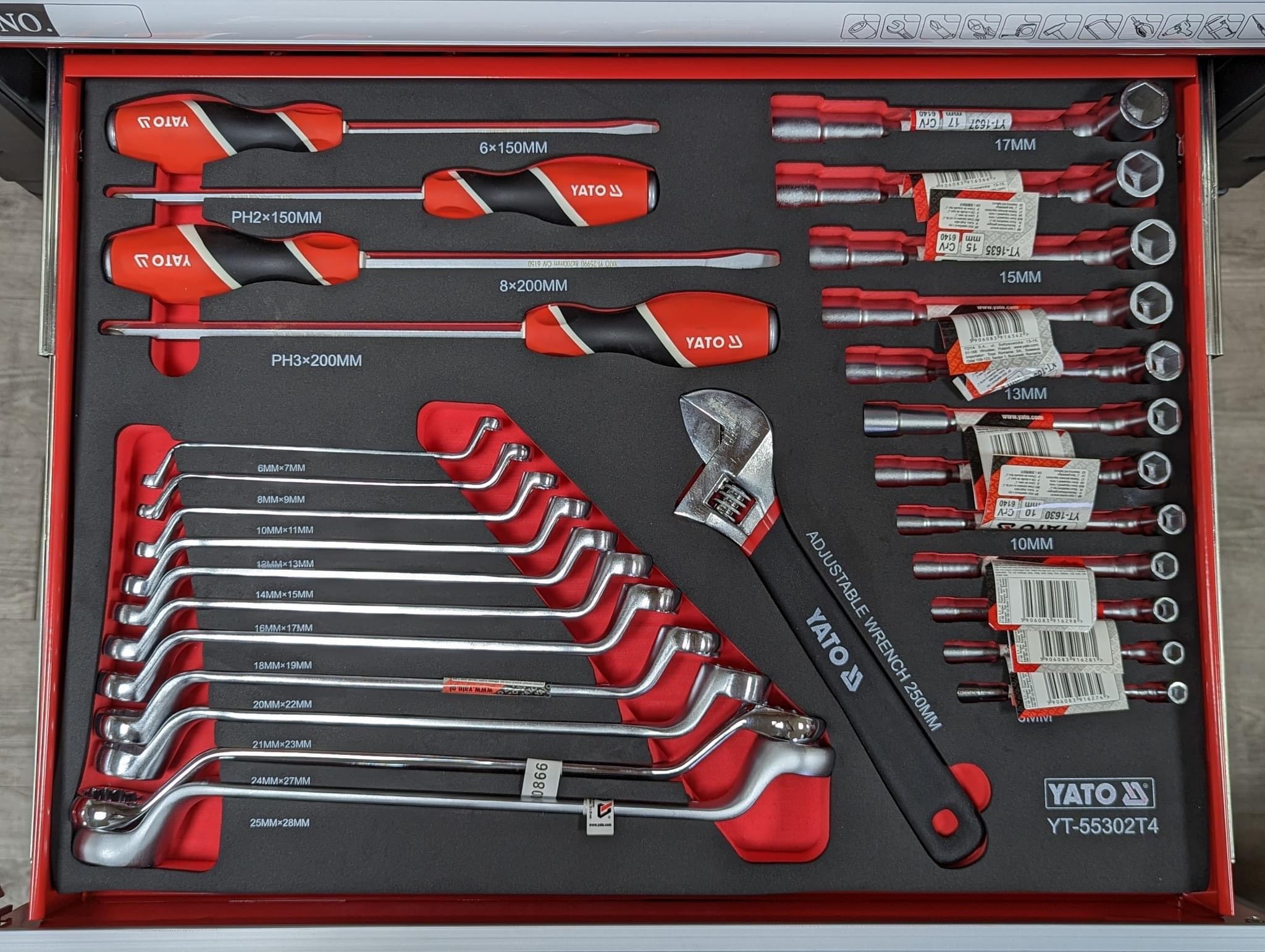 Tủ Đồ Nghề Sửa Chữa Dịch Vụ Ô tô 400 Chi Tiết Yato YT-55302 Pro Tủ Đồ Nghề Sửa Chữa Dịch Vụ Ô tô 400 Chi Tiết Yato YT-55302 Pro