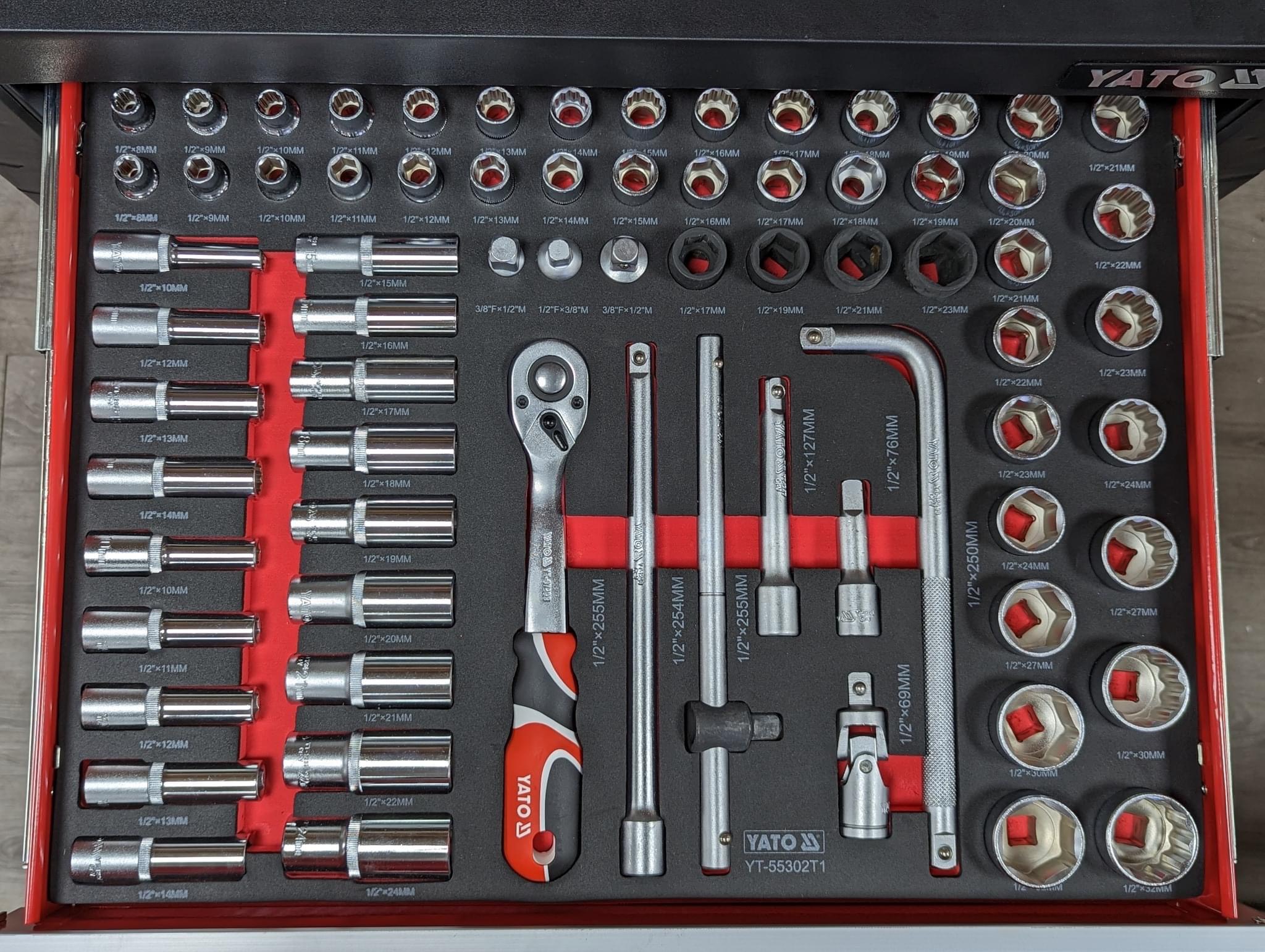 Tủ Đồ Nghề Sửa Chữa Dịch Vụ Ô tô 400 Chi Tiết Yato YT-55302 Pro Tủ Đồ Nghề Sửa Chữa Dịch Vụ Ô tô 400 Chi Tiết Yato YT-55302 Pro