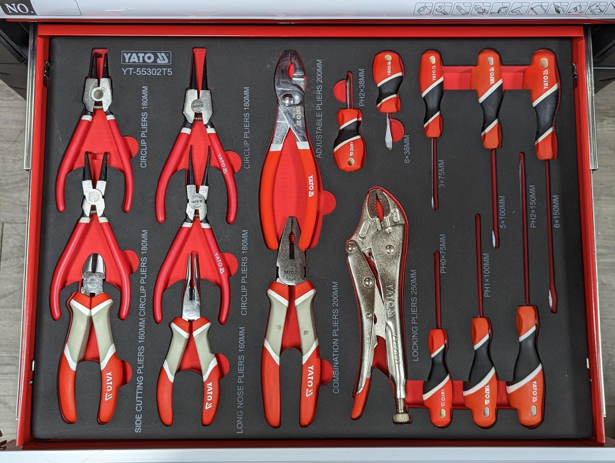 Tủ Đồ Nghề Sửa Chữa Dịch Vụ Ô tô 400 Chi Tiết Yato YT-55302 Pro Tủ Đồ Nghề Sửa Chữa Dịch Vụ Ô tô 400 Chi Tiết Yato YT-55302 Pro